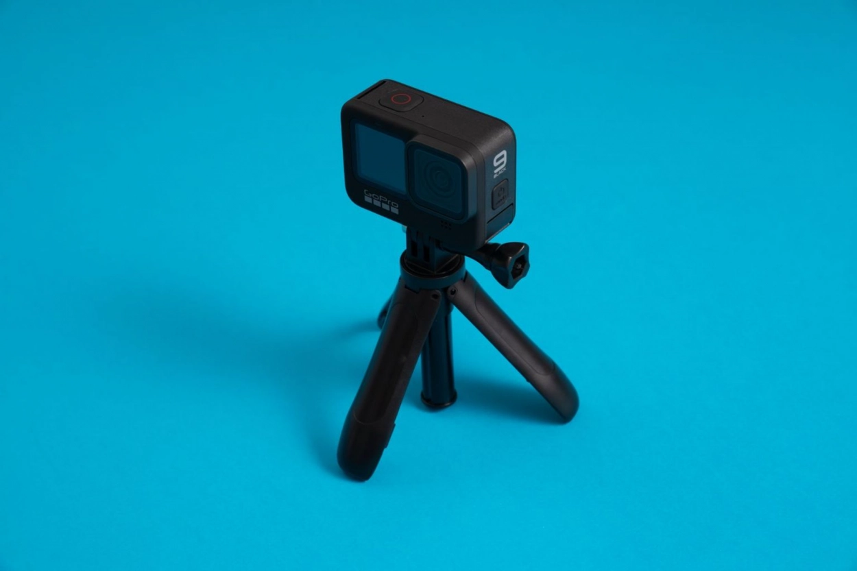 쇼티 삼각대 펼친 상태 실물 샷